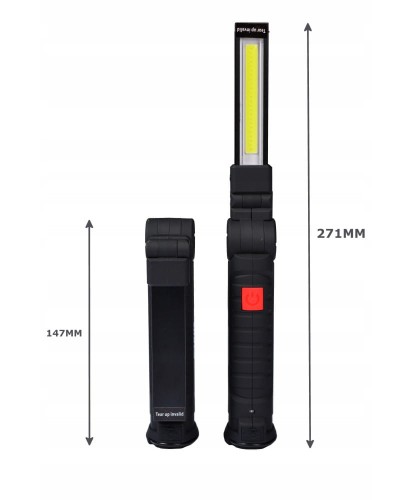 Latarka warsztatowa LED COB duża FR8061