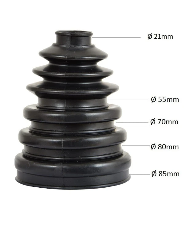 Osłona gumowa guma przegubu elastyczna auta osobowe bez opaski FR9400