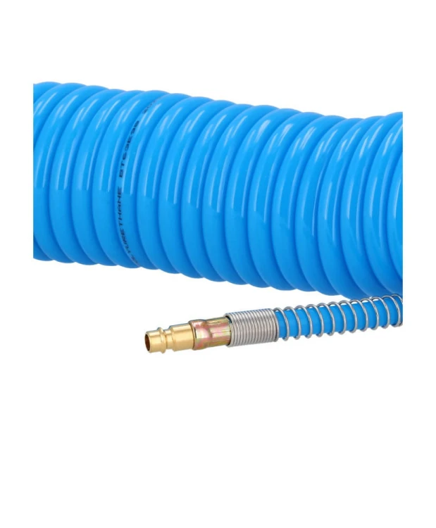 Wąż pneumatyczny spiralny PU uzbrojony 15 m fi 12 x 8 mm Airpress
