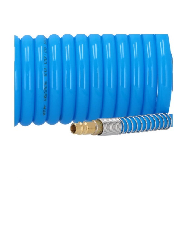 AIRPRESS Wąż pneumatyczny spiralny 10m PU uzbrojony 10 m fi 12 x 8 mm