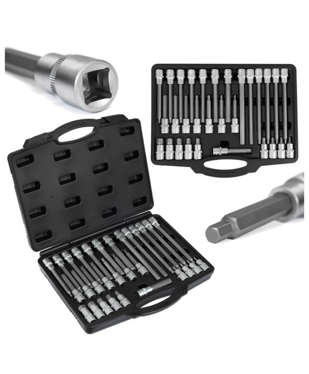 Zestaw kluczy 1/2 nasadki trzpieniowe IMBUS HEX FR2055