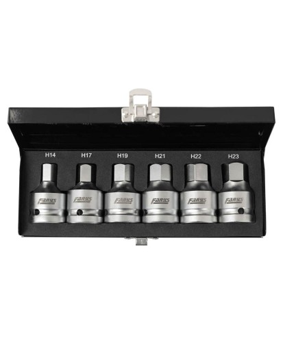 Zestaw imbus nasadki 3/4 HEX 14-23 FR2058 Farys