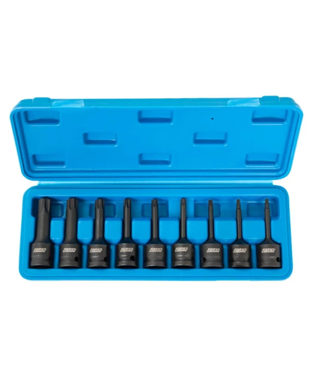 Zestaw torx udarowych nasadki 1/2'' T20 -T70 9szt FR2361