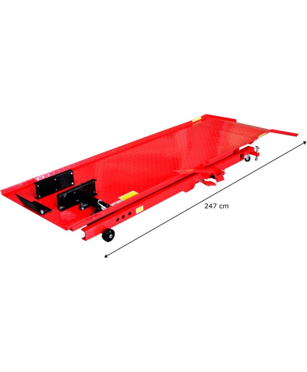 Profesjonalny podnośnik motocyklowy platforma rampa 450kg FR5060