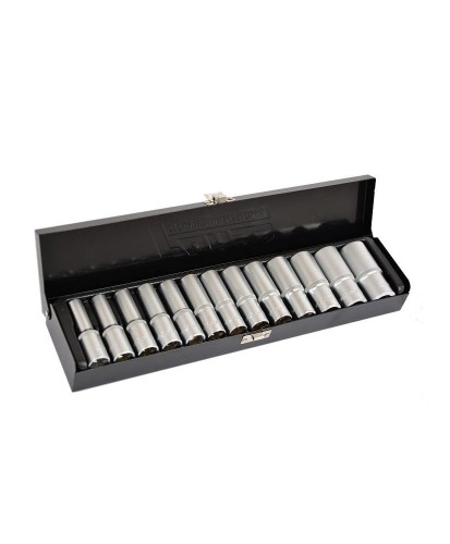 Klucze nasadki długie 13el. 10-27 mm  FR2065