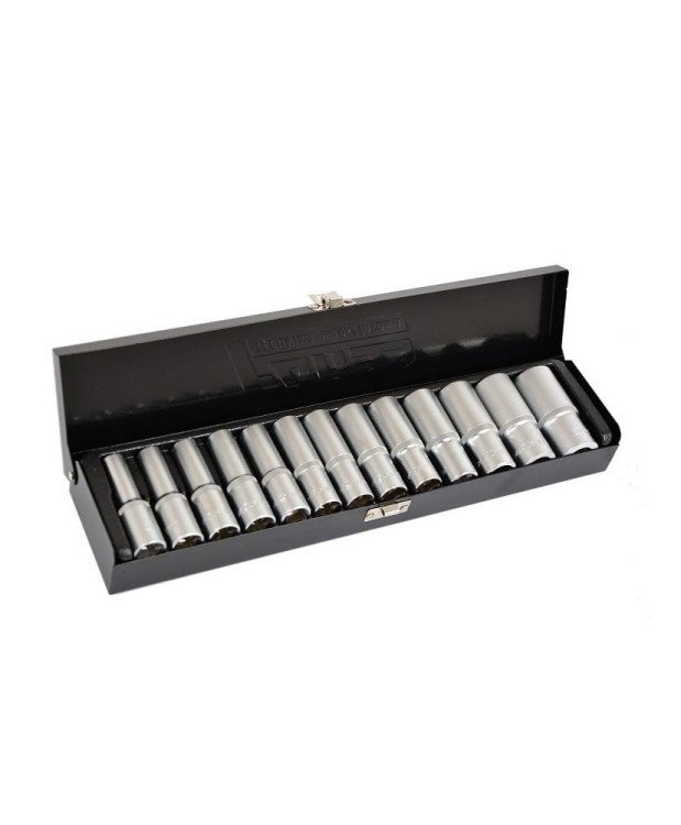 Klucze nasadki długie 13el. 10-27 mm  FR2065