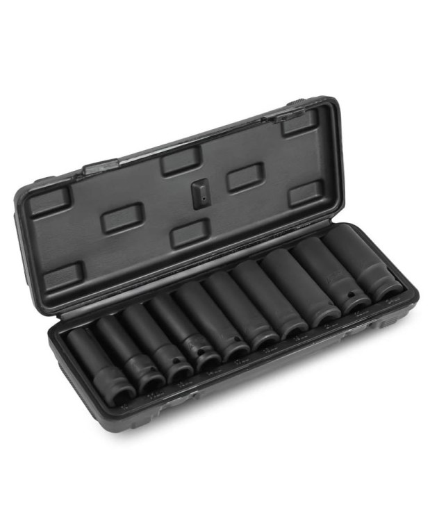 Nasadki udarowe długie 10-24 mm 10 szt. Farys FR2561