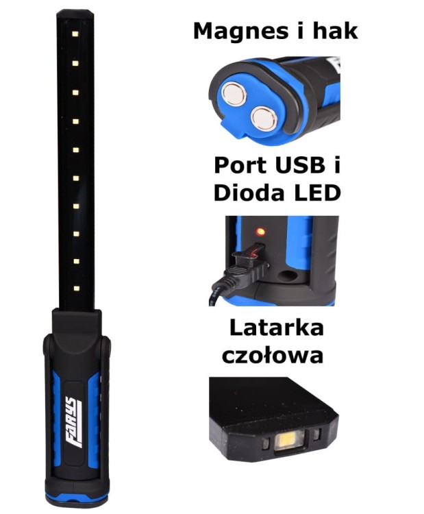 Latarka warsztatowa LED FR8072