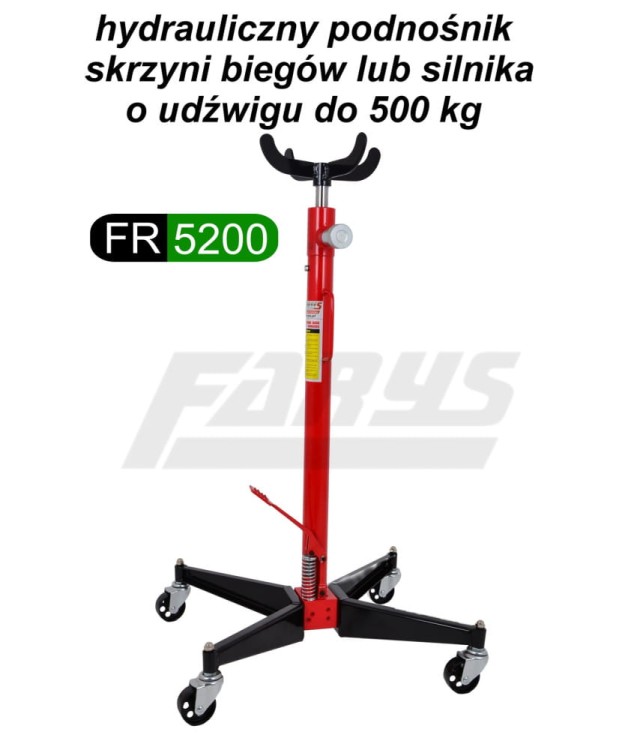Podnośnik skrzyni biegów i silnika 0,5t + adapter FR5200+9020