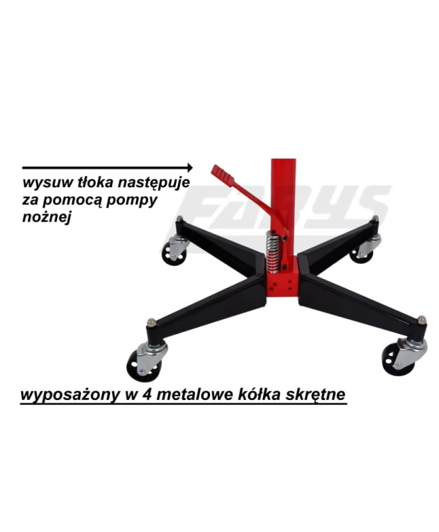 Podnośnik skrzyni biegów i silnika 0,5t + adapter FR5200+9020