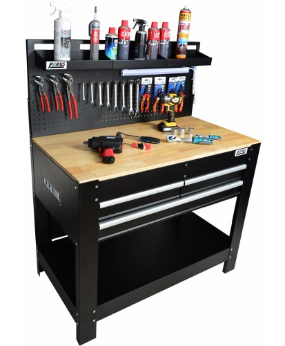 Stół warsztatowy szafka narzędziowa z blatem FR4095