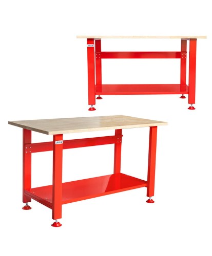 STÓŁ WARSZTATOWY ROBOCZY DREWNIANY BLAT FR4092