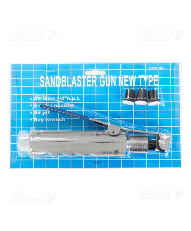 Pistolet do piaskarki syfonowej szary FR7006