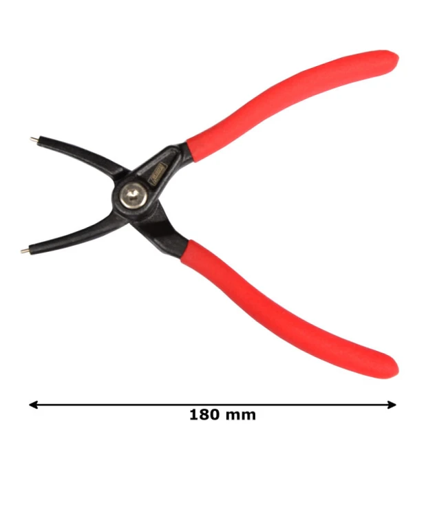 Szczypce do pierścieni segera wewnętrzne 180 mm proste FR4627