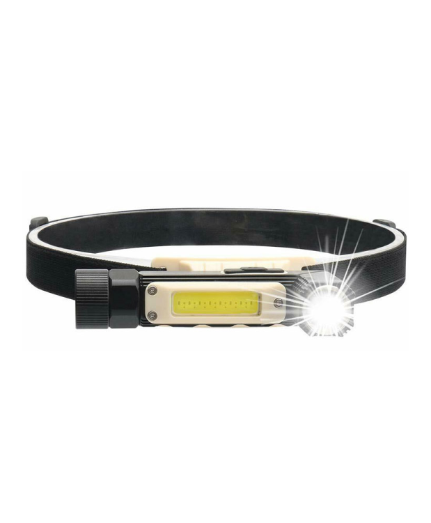 Latarka czołowa czołówka USB LED AKU COB 3W FR8064