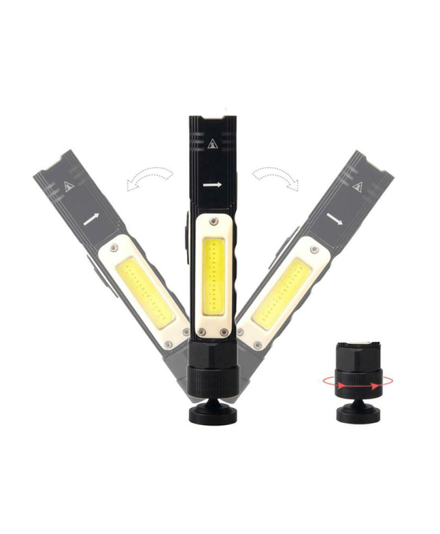 Latarka czołowa czołówka USB LED AKU COB 3W FR8064