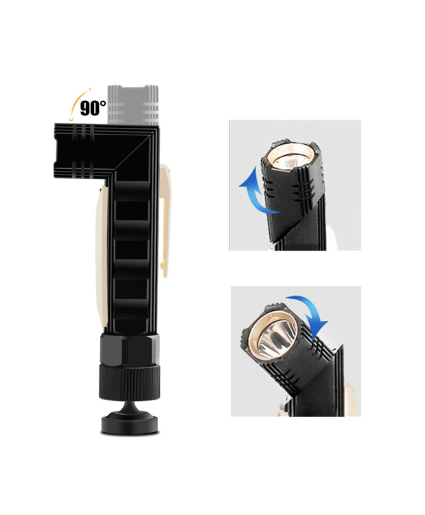 Latarka czołowa czołówka USB LED AKU COB 3W FR8064