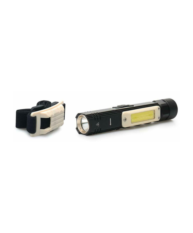 Latarka czołowa czołówka USB LED AKU COB 3W FR8064