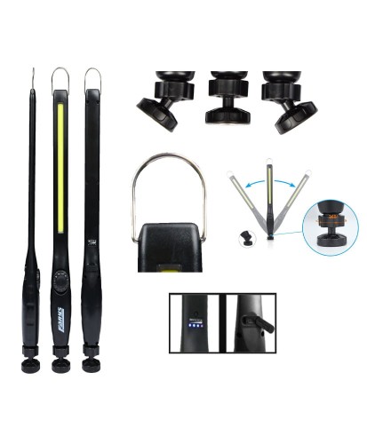 Latarka warsztatowa LED z regulacją 8W COB FR8063