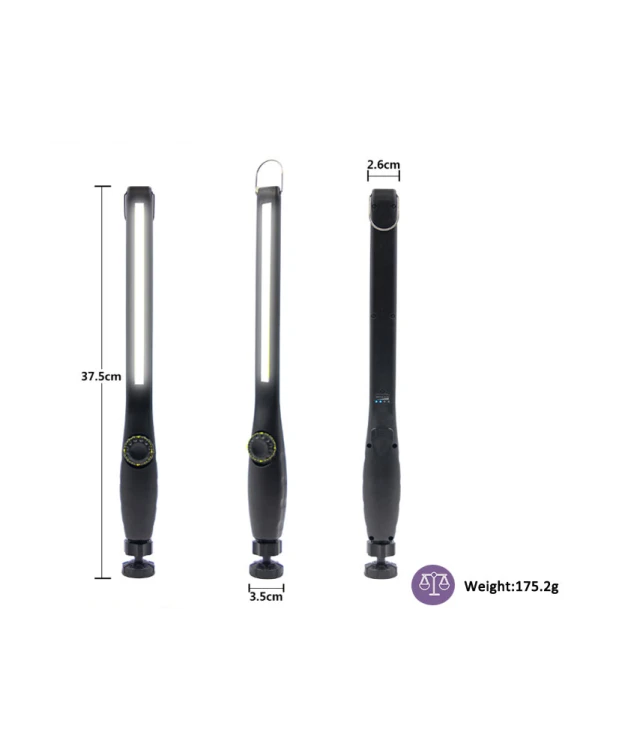 Latarka warsztatowa LED z regulacją 8W COB FR8063