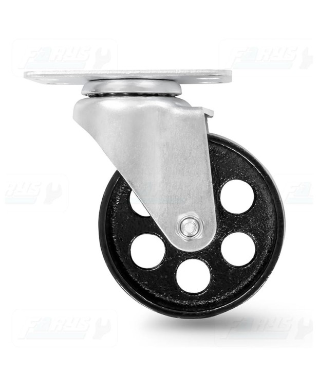 KÓŁKO KOŁO skrętne do podnośnika żuraw - duże 90mm