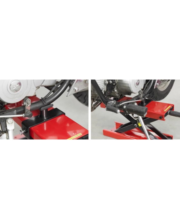 Podnośnik motocyklowy 500kg nożycowy wzmocniony FR5055 PC