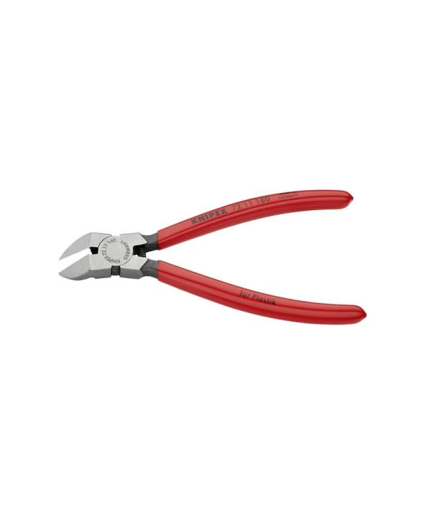 Szczypce tnące boczne do tworzywa sztucznego Knipex 160 mm 72 11 160(S2)
