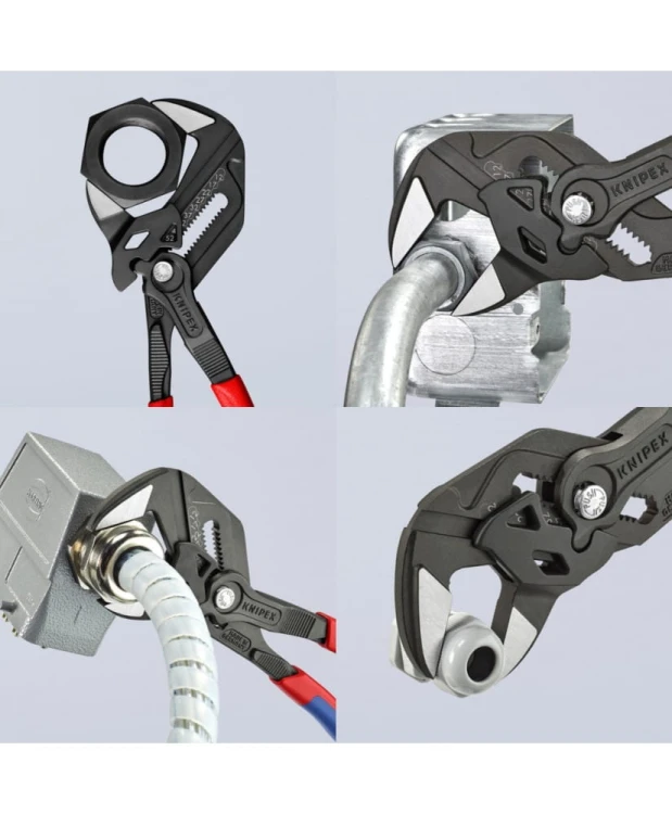 Szczypce klucz do armatury śrub KNIPEX 250mm 86 02 250 (S2)