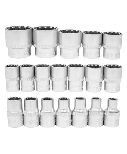 Zestaw nasadek spline nasadki VARIO PLUS 8-32mm 1/2' 19szt FR2066N