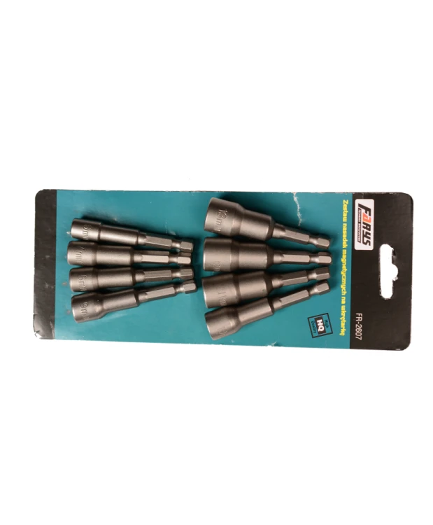 Zestaw nasadki magnetyczne na wkrętarkę 1/4" CrV FR2607