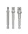 Zestaw adapterów do nasadek 3szt  1/4 3/8 1/2 FR2605