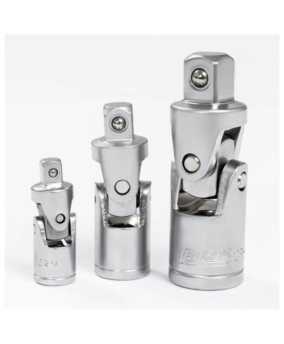 Zestaw przegub Cardana 1/4 3/8 1/2 KARDAN 3szt CrV  FR2615+FR2616+FR2617