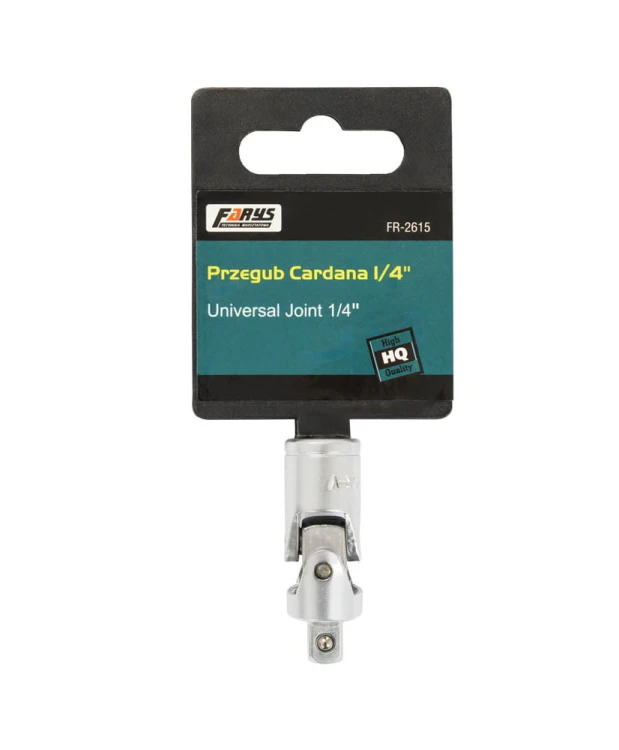 Zestaw przegub Cardana 1/4 3/8 1/2 KARDAN 3szt CrV  FR2615+FR2616+FR2617