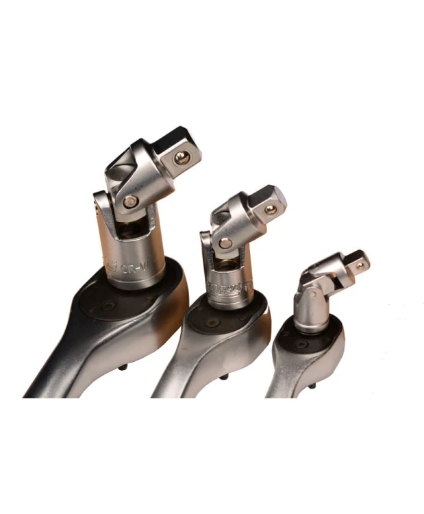 Zestaw przegub Cardana 1/4 3/8 1/2 KARDAN 3szt CrV  FR2615+FR2616+FR2617