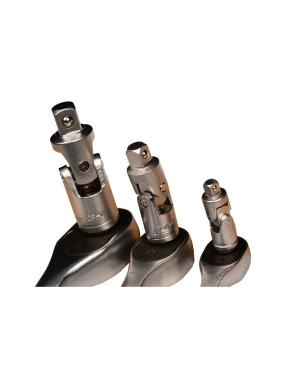 Zestaw przegub Cardana 1/4 3/8 1/2 KARDAN 3szt CrV  FR2615+FR2616+FR2617