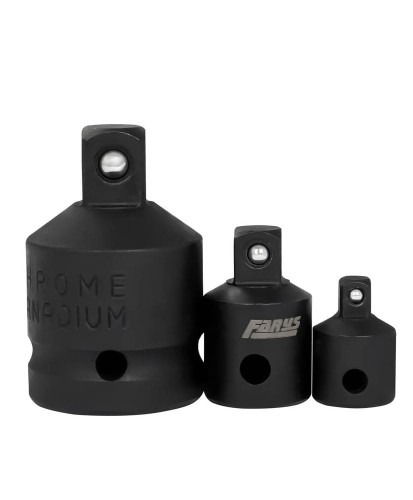 Zestaw redukcji udarowych 1/4",3/8",1/2" 3szt FR2344