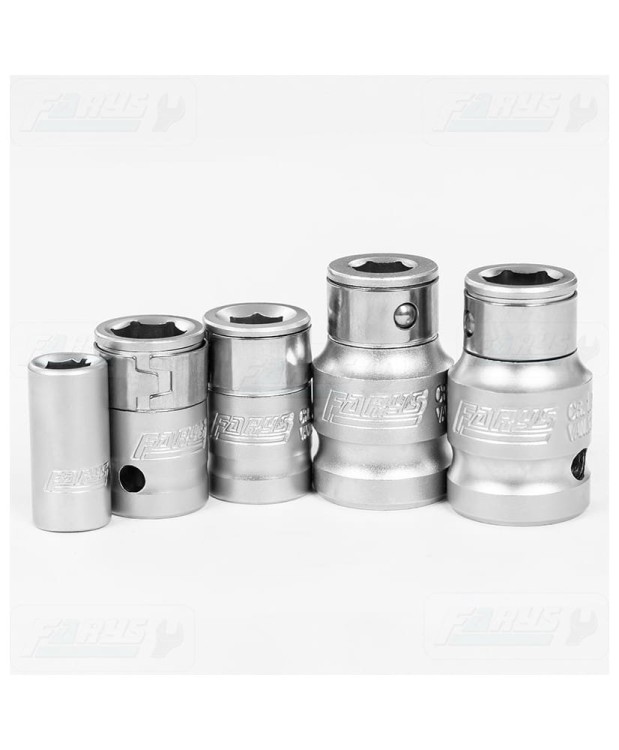 Uchwyt adapter do bitów 5szt na grzechotkę 1/2, 3/8,1/4  FR2604