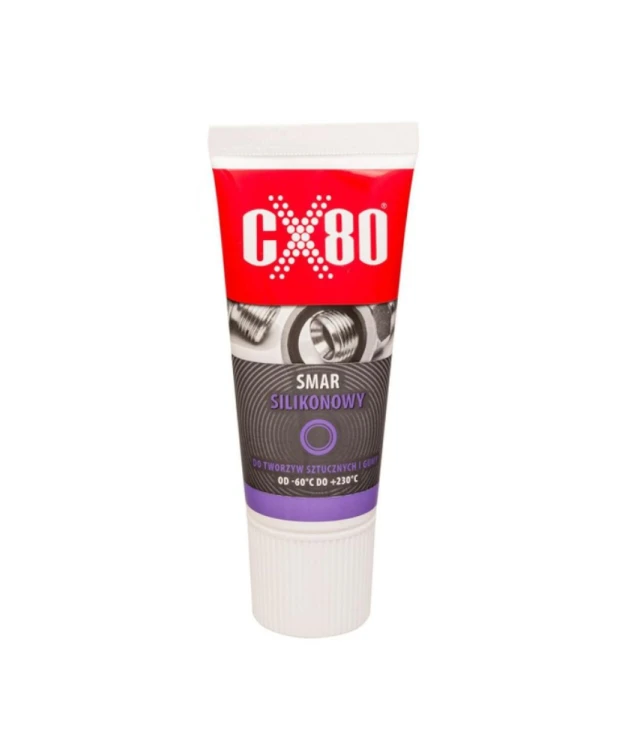 CX80 SMAR SILIKONOWY silikon do tworzyw sztucznych i gum 40g (32B) (S1)