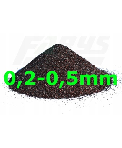 Ścierniwo korund do piaskowania polgrit p.0,2-0,5mm 25kg