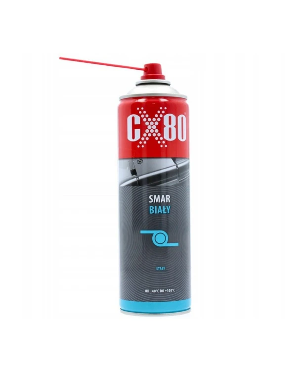 Cx80 Biały smar stały do zamków zawiasów nadwozi 500ml (31D)