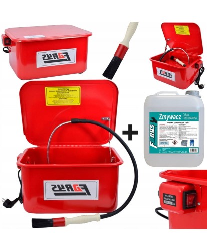 Myjka warsztatowa elektryczna 13L + Płyn FR8002