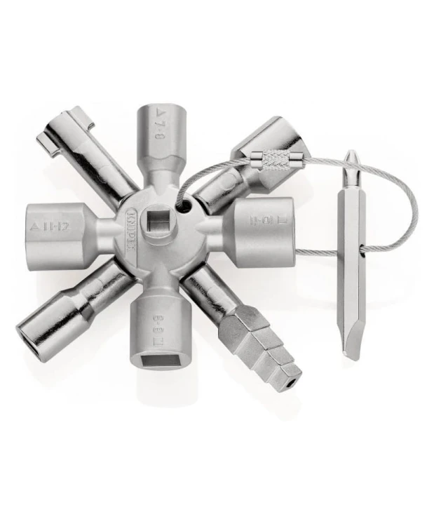 Klucze wielofunkcyjne do szaf sterowniczych KNIPEX TwinKey 001101  (S2)