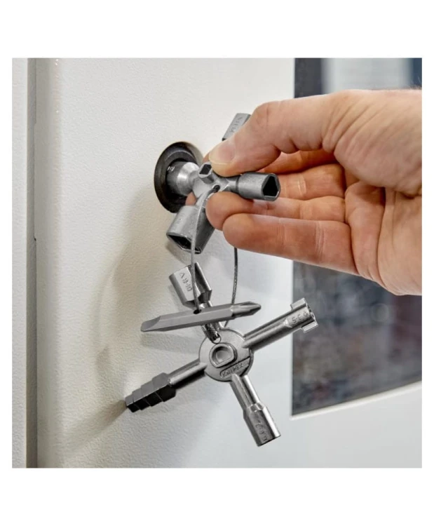 Klucze wielofunkcyjne do szaf sterowniczych KNIPEX TwinKey 001101  (S2)