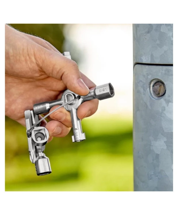 Klucze wielofunkcyjne do szaf sterowniczych KNIPEX TwinKey 001101  (S2)