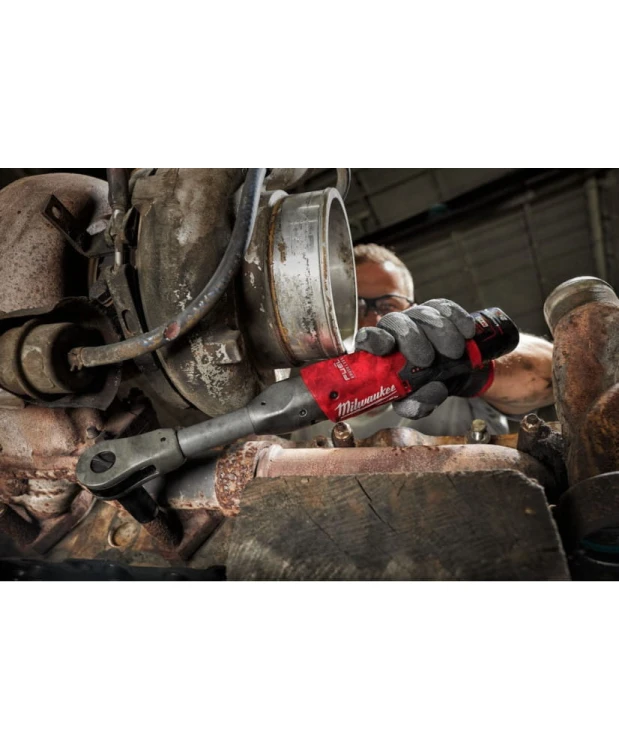 Grzechotka akumulatorowa przedłużona 1/4" 54 Nm M12 FIR14LR-0 Milwaukee (16/1/0)