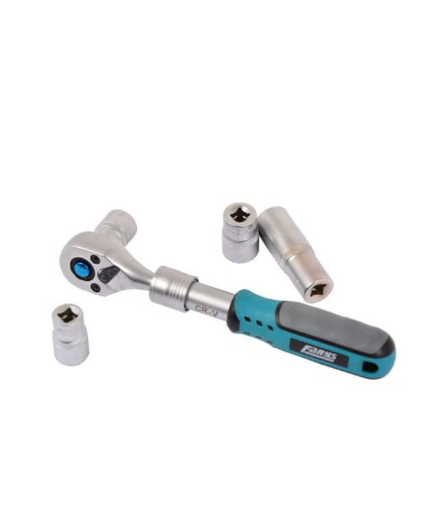 Grzechotka przedłużana 1/4" FR2455 teleskopowa