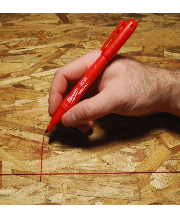 Marker czerwony INKZALL MILWAUKEE 48223170 (16/1/0)