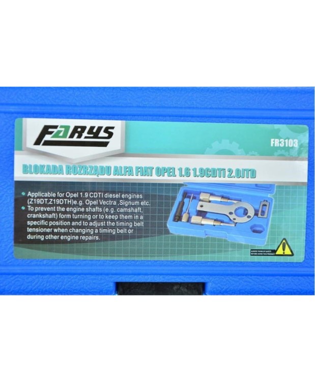 Blokada rozrządu OPEL FIAT ALFA 1.6 1.9CDTI 2.0JTD FR3103
