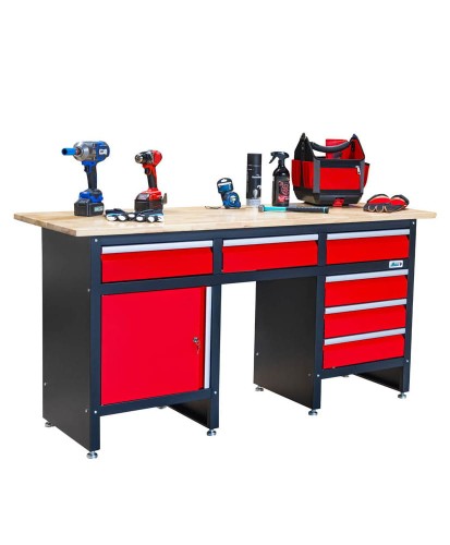 Stół warsztatowy szafka narzędziowa z blatem FR4094