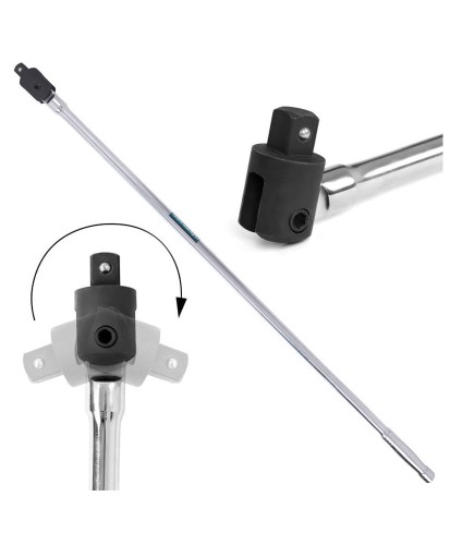 Pokrętło z przegubem łamane 3/4"długie 100cm FR2534